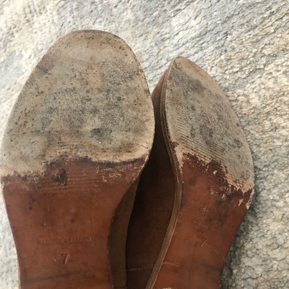 MADEWELL Brown Suede Zip Ankle Fashion Boots Bootie Size 7 - Picture 9 of 14